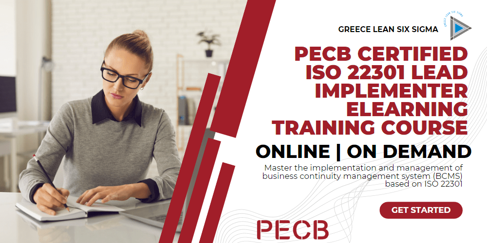 PECB Certified ISO 22301 Lead Implementer eLearning ⌛