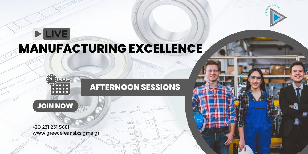 Manufacturing Excellence  – afternoon sessions ⭐