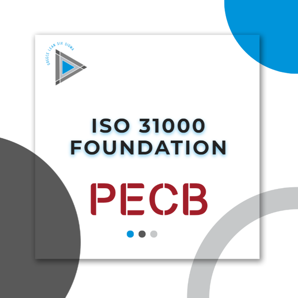 PECB ISO 31000 Foundation Self-Study eLearning course, Greece Lean Six Sigma