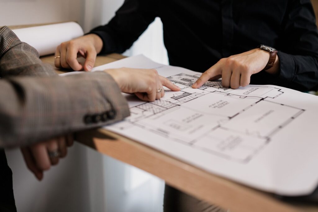 City planning on drawings