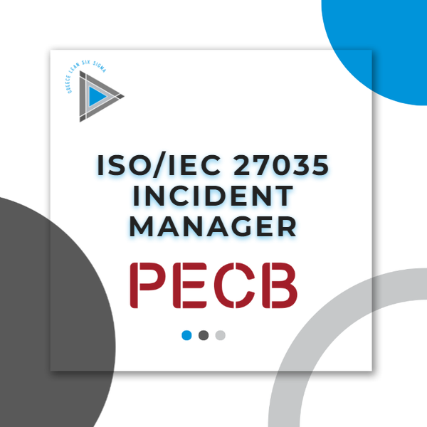 PECB ISO/IEC 27035 Incident Manager Self-Study eLearning course, Greece Lean Six Sigma
