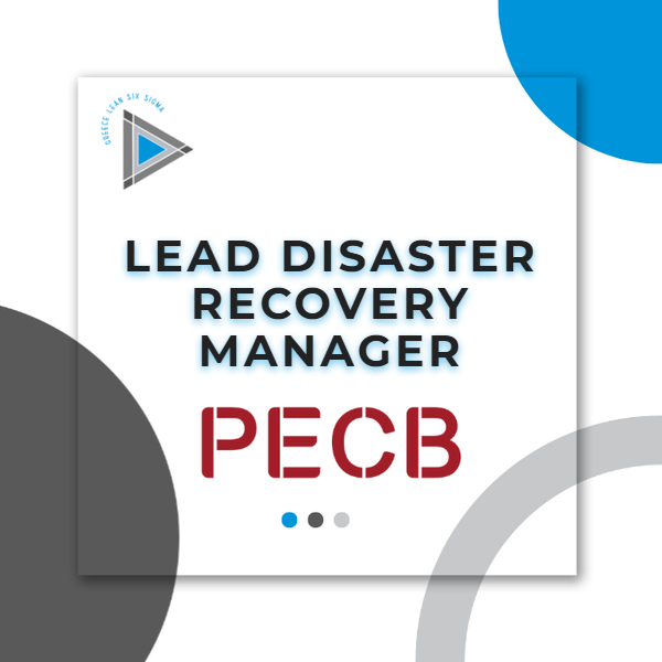 PECB Lead Disaster Recovery Manager Self-Study eLearning course, Greece Lean Six Sigma