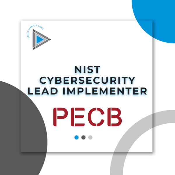 PECB NIST Cybersecurity Lead Implementer Self-Study eLearning course, Greece Lean Six Sigma